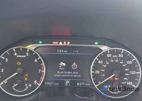 2022 Nissan Altima Sr Fwd из США, поврежденный, VIN 1N4BL4CV0NN395053